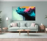 Abstract paintings, modern art at the heart of your decoration